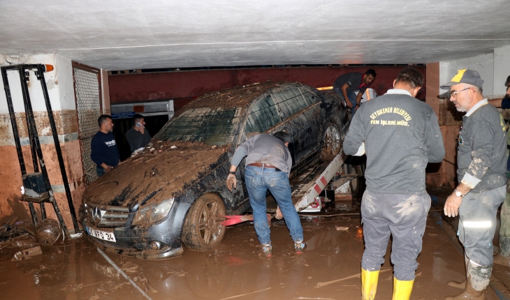 Selden etkilenen alanlarda temizlik çalışmaları sürüyor