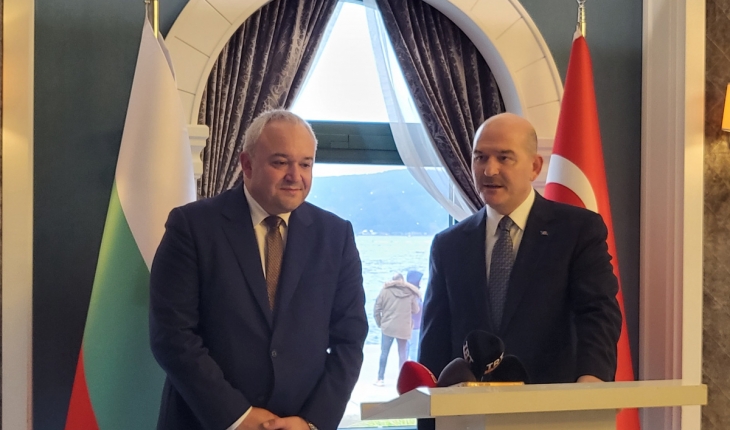 İçişleri Bakanı Soylu, Bulgaristan İçişleri Bakanı Demerdzhiev ile bir araya geldi 