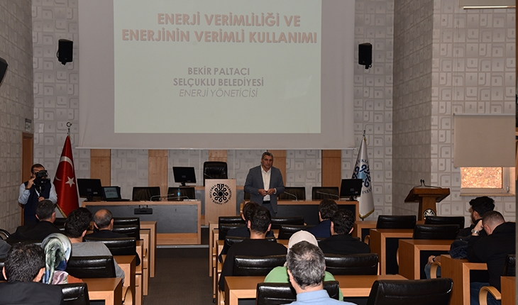 Selçuklu Belediyesi'nden personele enerji verimliliği eğitimi