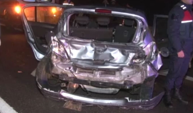 Tırın çarptığı otomobilden ceset çıktı