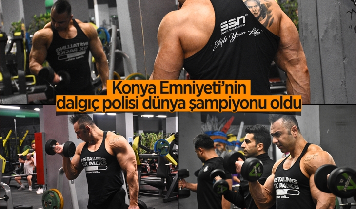 Konya Emniyeti'nin dalgıç polisi dünya şampiyonu oldu