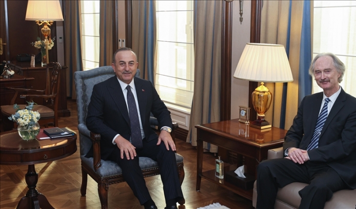 Dışişleri Bakanı Çavuşoğlu, BM Genel Sekreteri'nin Suriye Özel Temsilcisi'yle görüştü