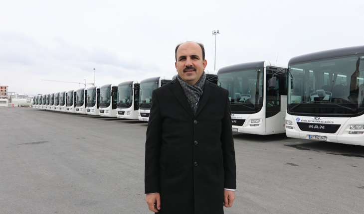 Konya Büyükşehir 20 yeni otobüsle daha güçlendi