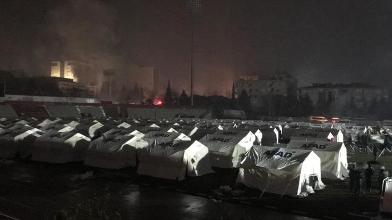 Kahramanmaraş’ta depremzedeler için yaklaşık 5 bin çadırın kurulumu başladı