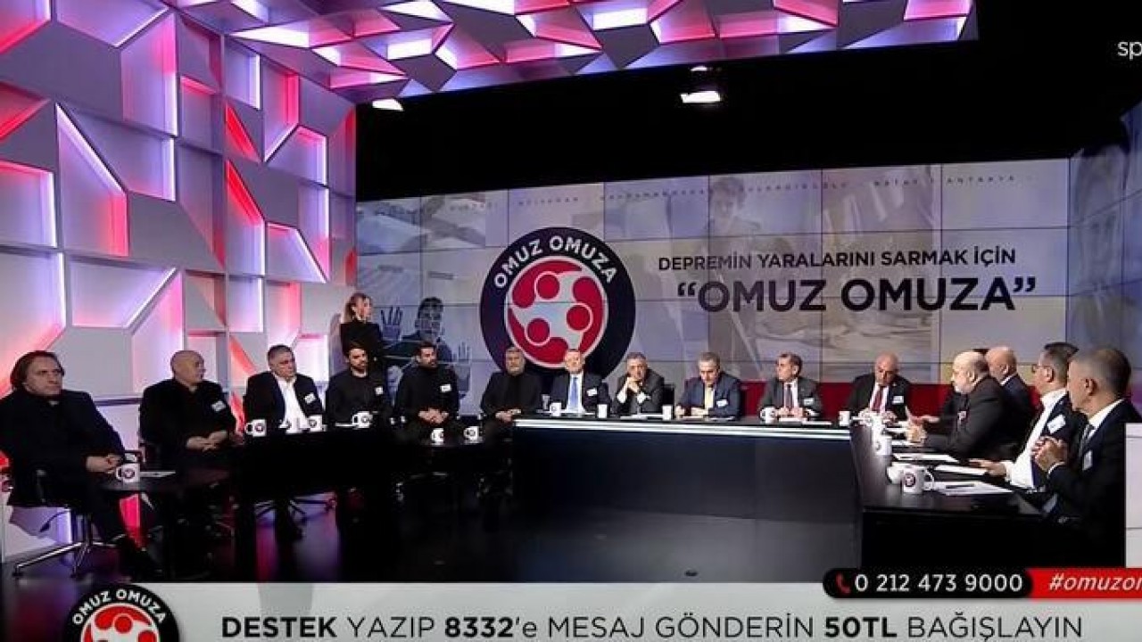 Futbol ailesinin depremzedeler için düzenlediği “Omuz Omuza“ kampanyası başladı