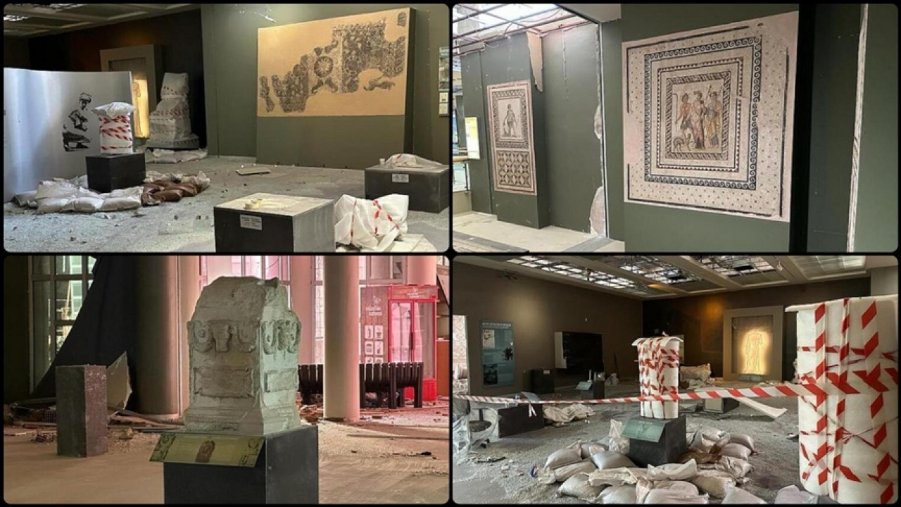 Hatay'dan getirilen tarihi eserler Kırşehir Müzesi'nde korumaya alındı
