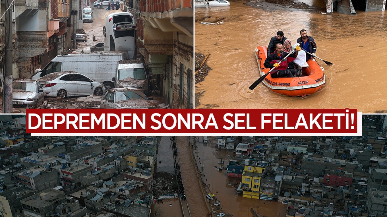Depremden sonra sel felaketi!
