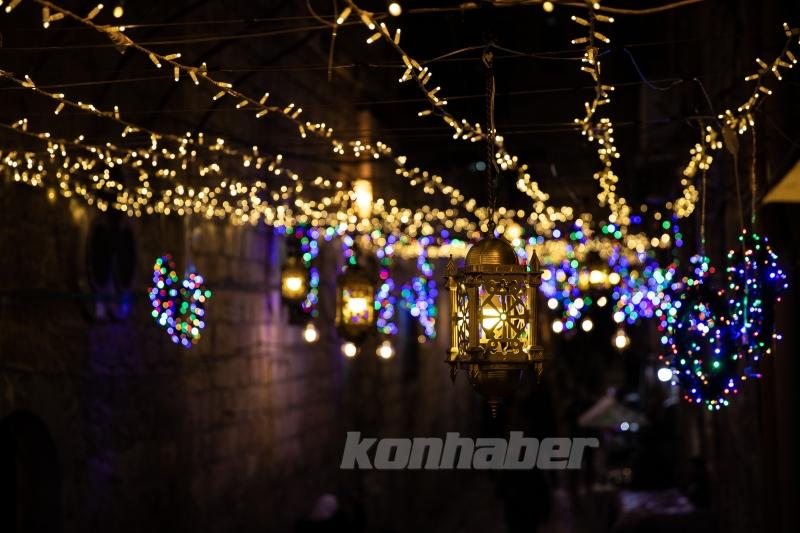 Kudüs’ün Eski Şehir bölgesi ramazan ayı için süslendi
