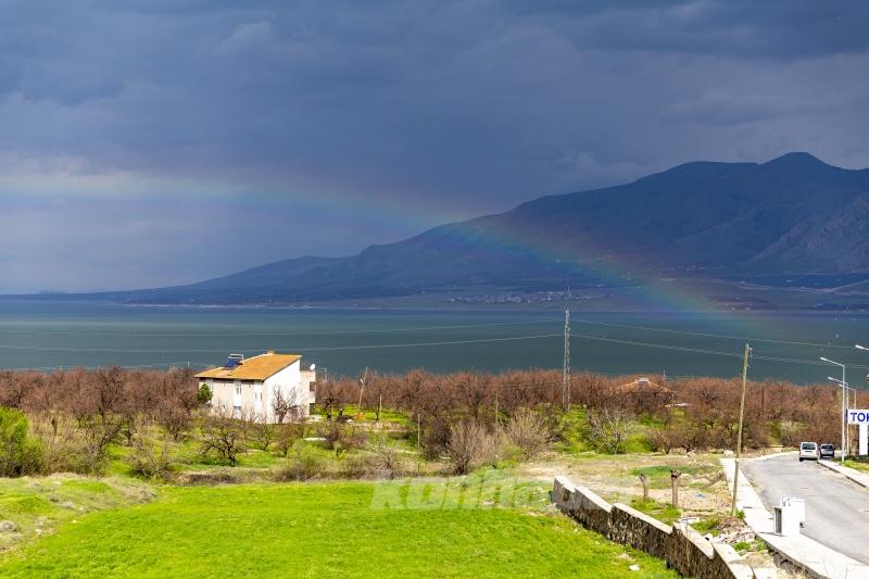 Elazığ’da gökkuşağı