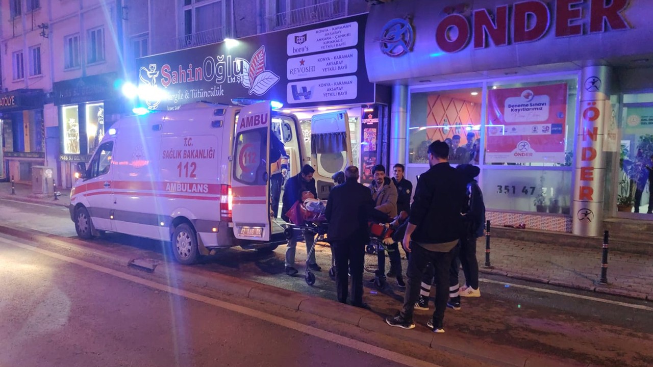 Konya'da 'Sır tutmama' nedeniyle bıçaklı kavga: 1 yaralı