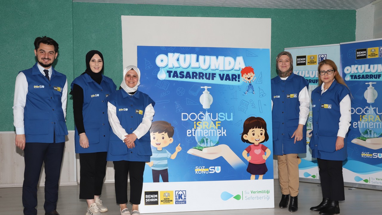 KOSKİ okullarda su tasarruf bilinci kazandırıyor