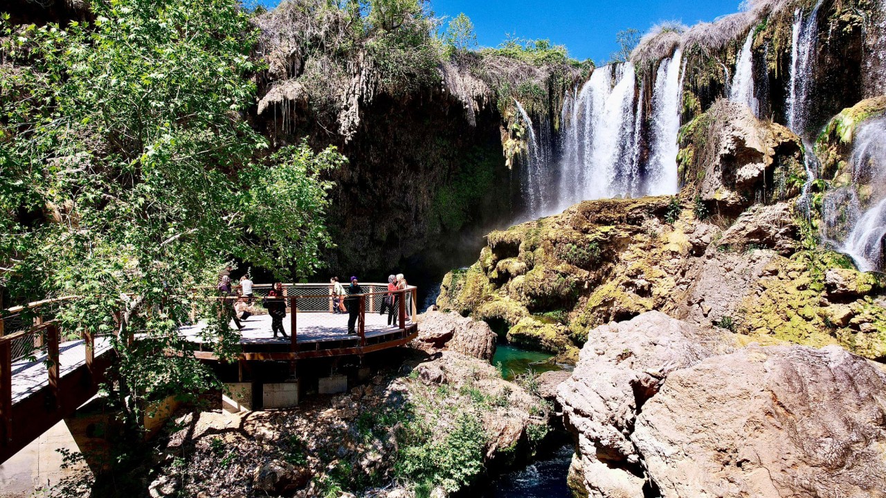 Konya'da Yerköprü Şelalesi çevre düzenleme çalışmalarının açılışı yapıldı