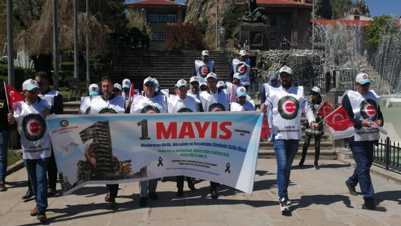 Konya'da 1 Mayıs Emek ve Dayanışma Günü kutlanıyor
