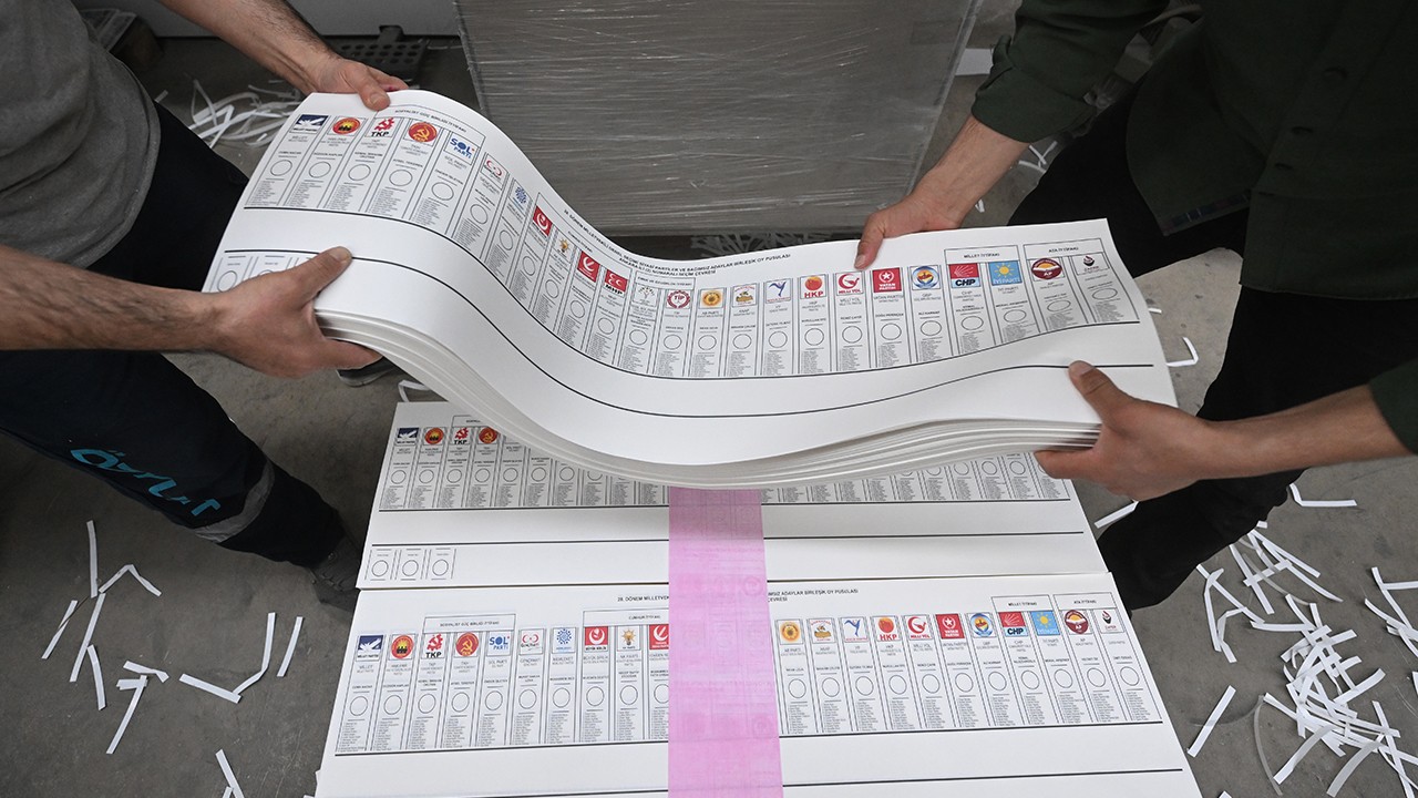 14 Mayıs seçimlerinin oy pusulalarının basımı tamamlandı