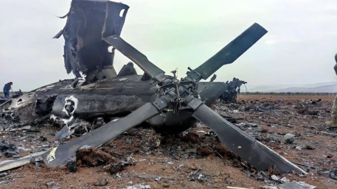 Kırım’da Rusya’ya ait askeri helikopter düştü, 2 asker öldü