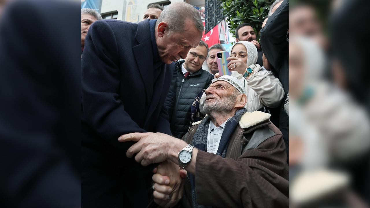 Cumhurbaşkanı Erdoğan, Hüseyin Amca’yla buluştu