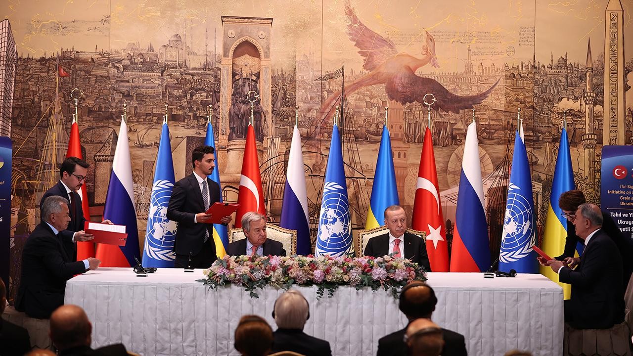 BM: Türk hükumetine tahıl girişimi için sarf ettikleri enerji ve çaba için çok teşekkür ederiz
