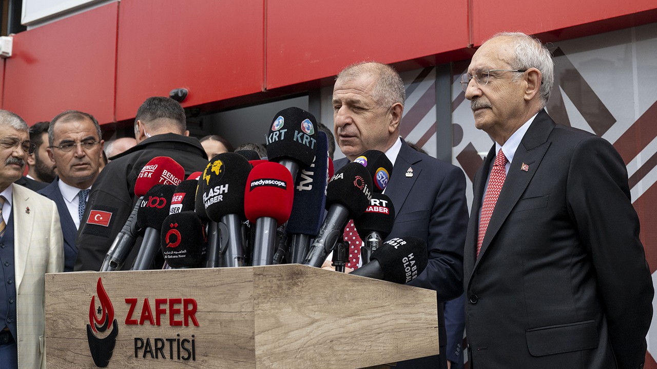 Kemal Kılıçdaroğlu, Zafer Partisi Genel Başkanı Özdağ'la görüştü
