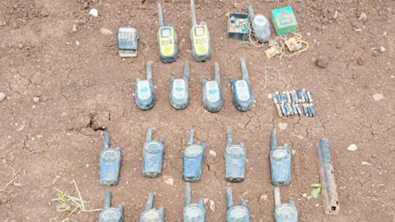PKK’ya yönelik operasyon:18 telsiz ve 2 patlatma düzeneği bulundu