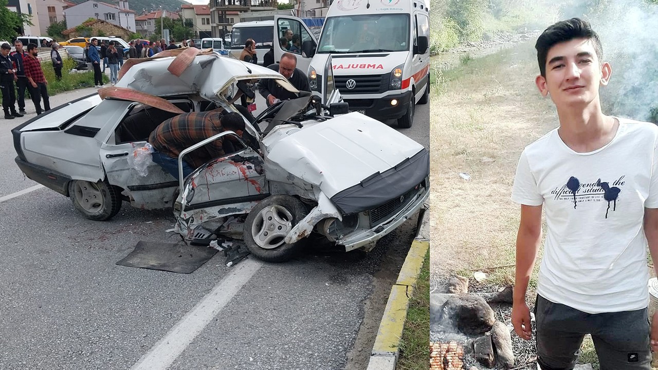 Kamyonet ile otomobil çarpıştı: 18 yaşındaki genç hayatını kaybetti