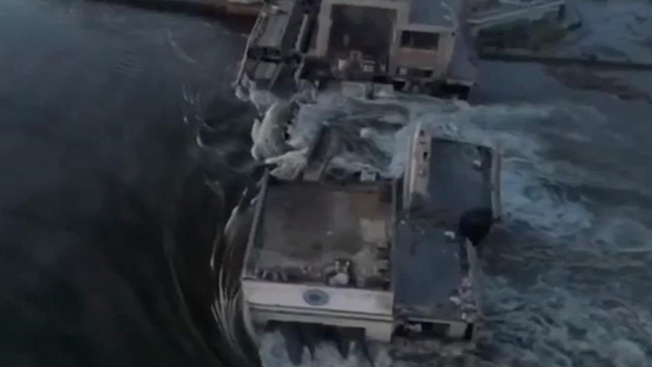 Kahovka Barajı vuruldu:Bölgede saldırı sonrası sel tehdidi