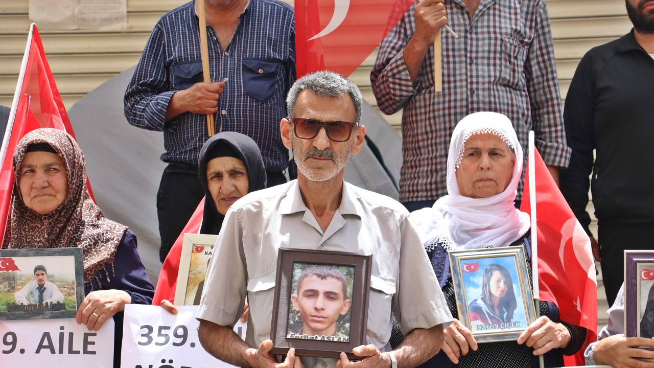 Diyarbakır'da evlat nöbetindeki aile sayısı 359 oldu