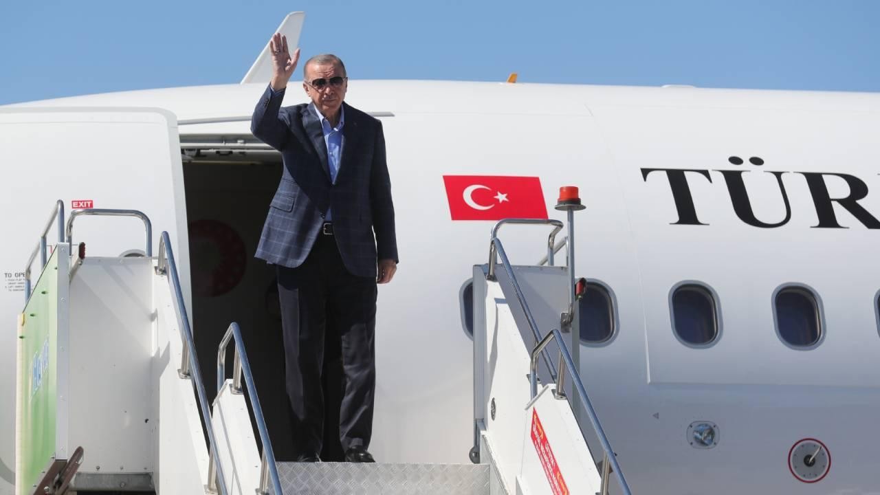 Cumhurbaşkanı Erdoğan, KKTC’ye gitti