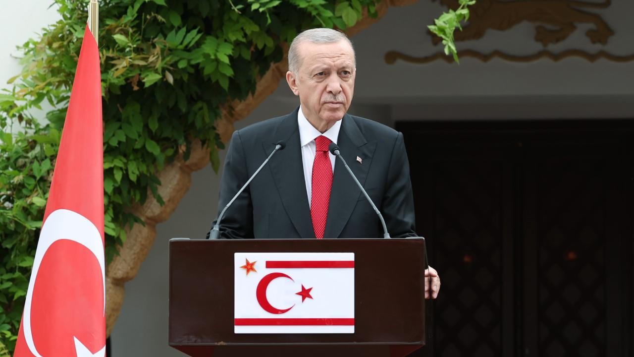Cumhurbaşkan Erdoğan:Kıbrıs Türk'ü asla azınlık olmamıştır, olmayacaktır