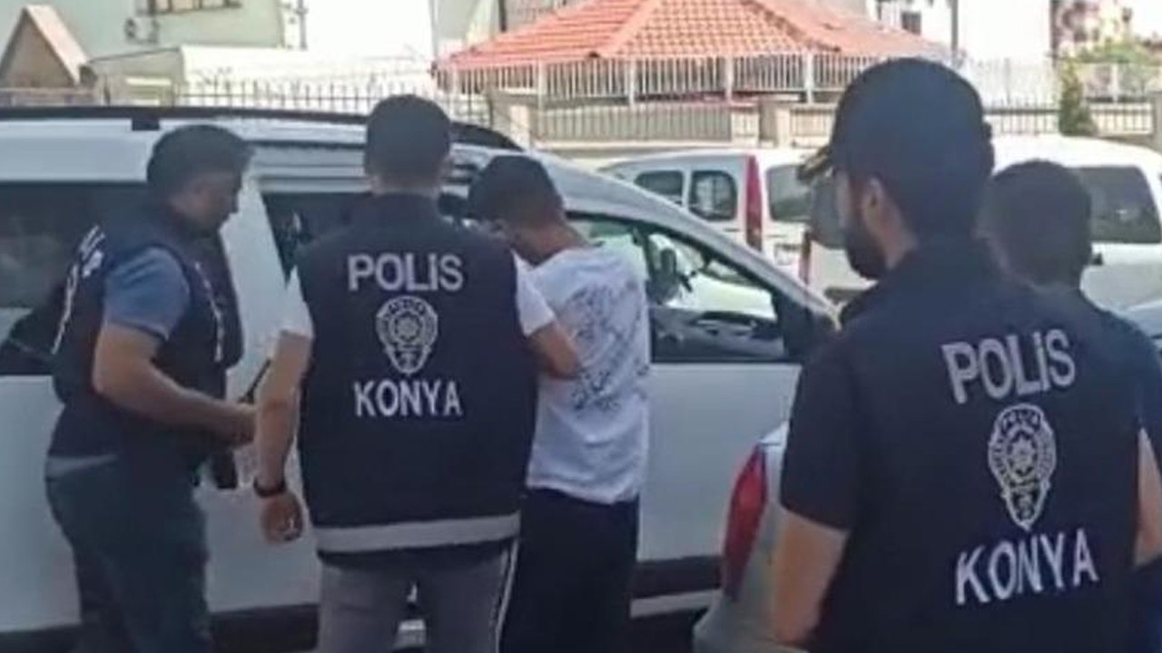 Konya’da hırsızlar polisten kaçamadı