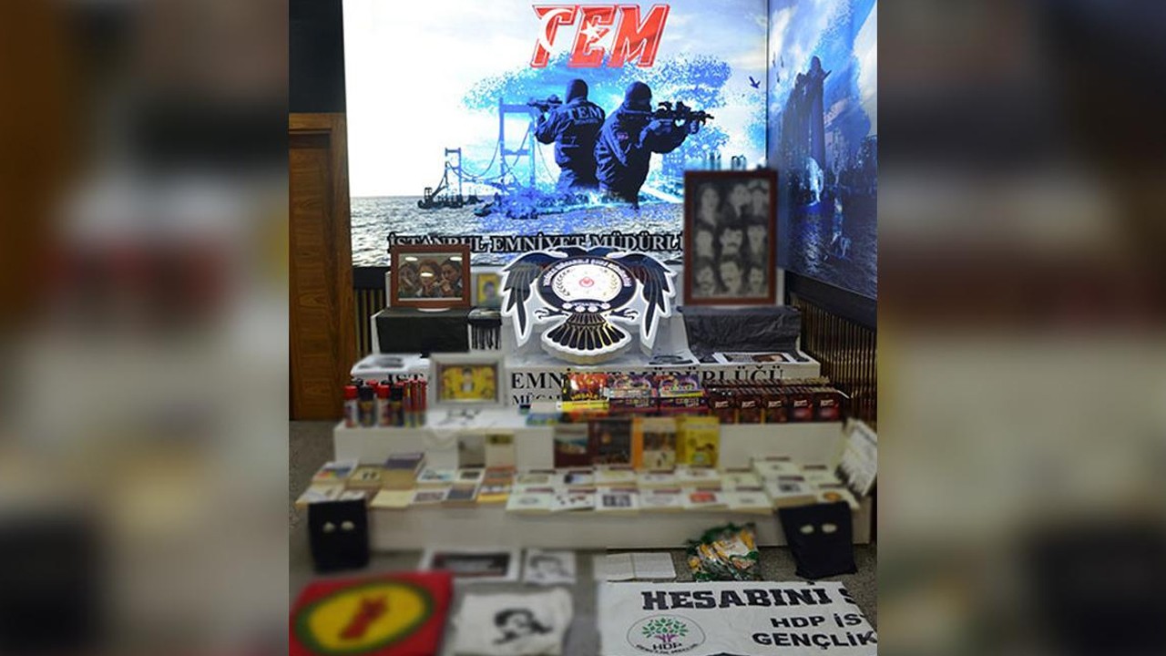 HDP binasından terör elebaşlarına ait posterler çıktı