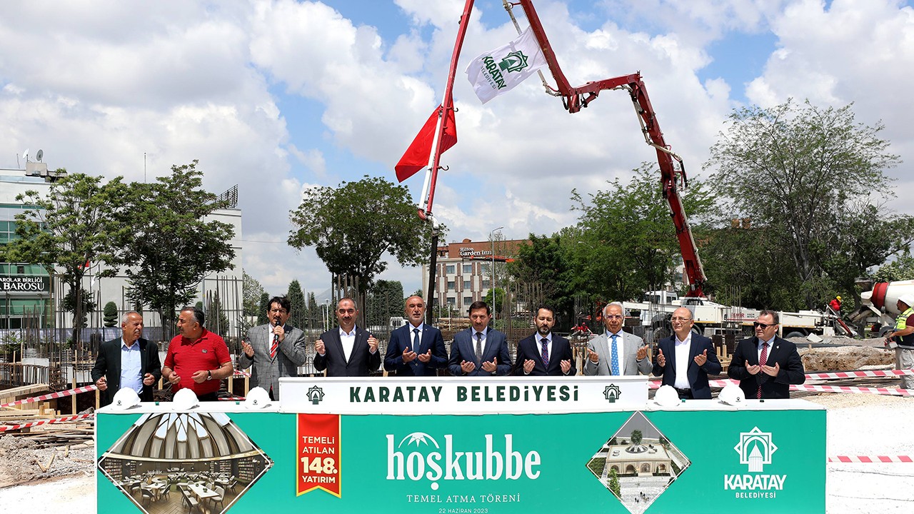 Konya’da gençlere 35 milyon TL’lik yatırım: Hoş Kubbe’nin temeli atıldı 