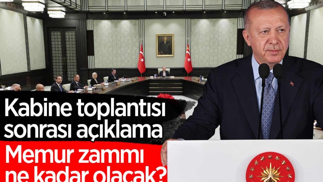 Cumhurbaşkanı Erdoğan: Enflasyon oranının belli olmasıyla memur zammını açıklayacağız