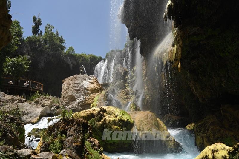 YERKÖPRÜ ŞELALESİ YENİ HALİYLE ZİYARETÇİLERİN İLGİ ODAĞI OLUYOR