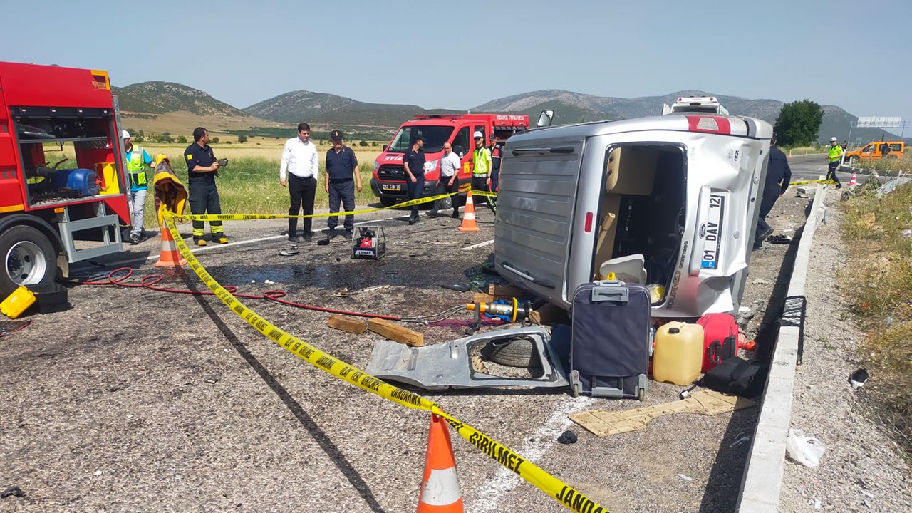 Konya’daki feci kazada 13 yaşındaki çocuk hayatını kaybetti, 5 kişi yaralandı