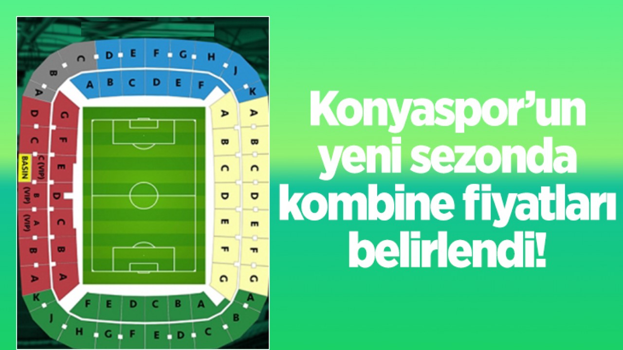 Konyaspor’da kombine biletleri satışa çıkıyor: İşte fiyatlar