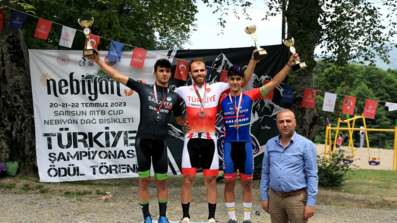 Konyalı sporcu Said Mustafa Erdemli Türkiye Dağ Bisikleti Şampiyonası'nda üçüncü oldu