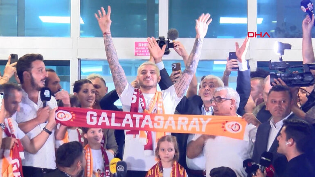Mauro Icardi, Galatasaray ile sözleşme imzalamak için İstanbul’da