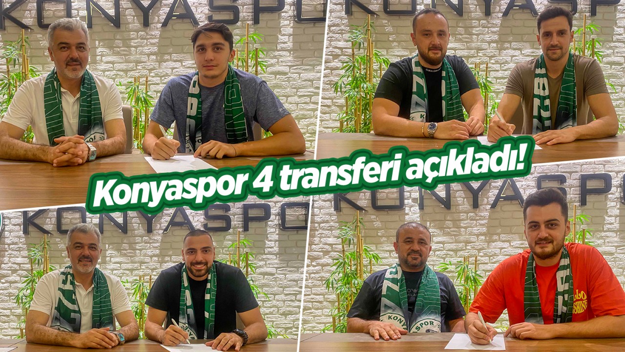 Konyaspor, 4 basketbolcu ile sözleşme imzaladı