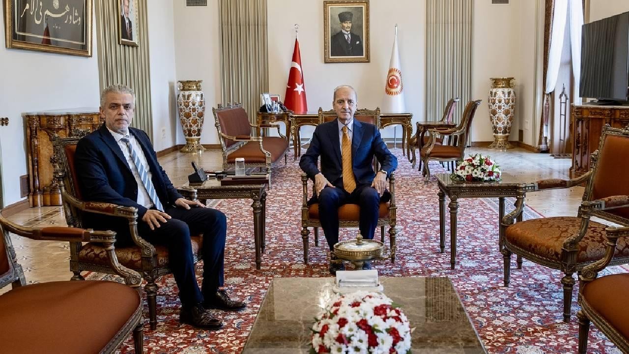 TBMM Başkanı Kurtulmuş, KKTC Ankara Büyükelçisi Korukoğlu'nu kabul etti