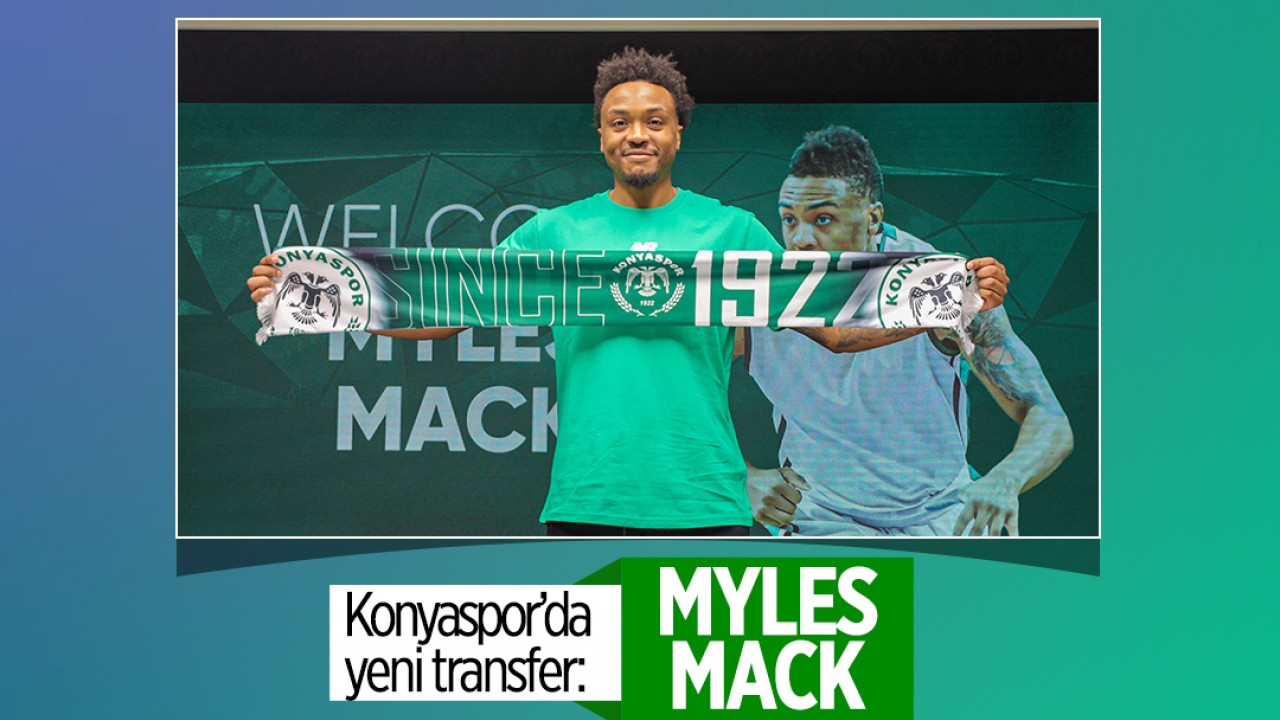 Konyaspor’da yeni transfer: Myles Mack