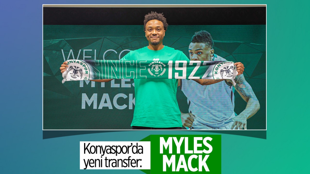 Konyaspor'da yeni transfer: Myles Mack