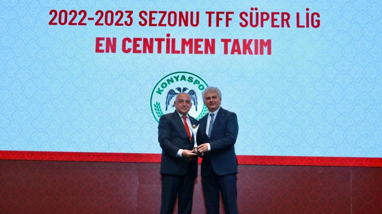 Konyaspor, ’Süper Lig’in En Centilmen Takım’ı seçildi