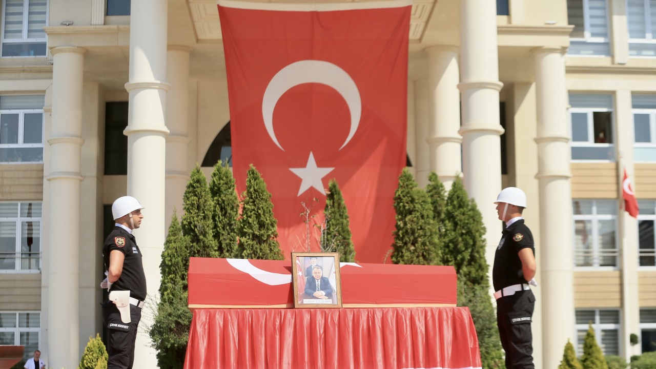 Konya’da eskiden görev yapan Yusuf Özdemir için tören düzenlendi