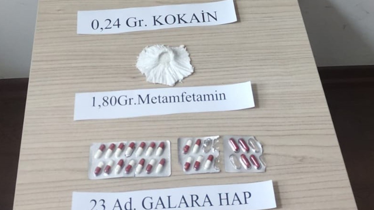 Konya'da durdurulan araçta uyuşturucu ele geçirildi