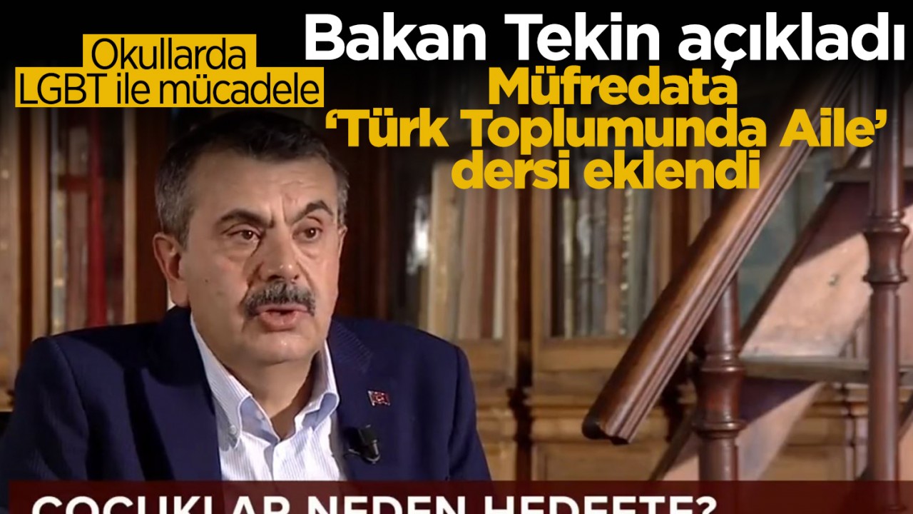 Müfredata 'Türk Toplumunda Aile' dersi seçmeli olarak eklendi