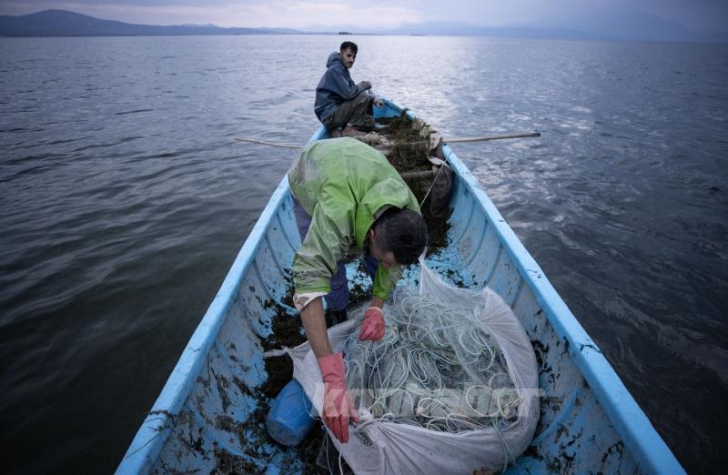 Beyşehir Gölü’nde balık avı