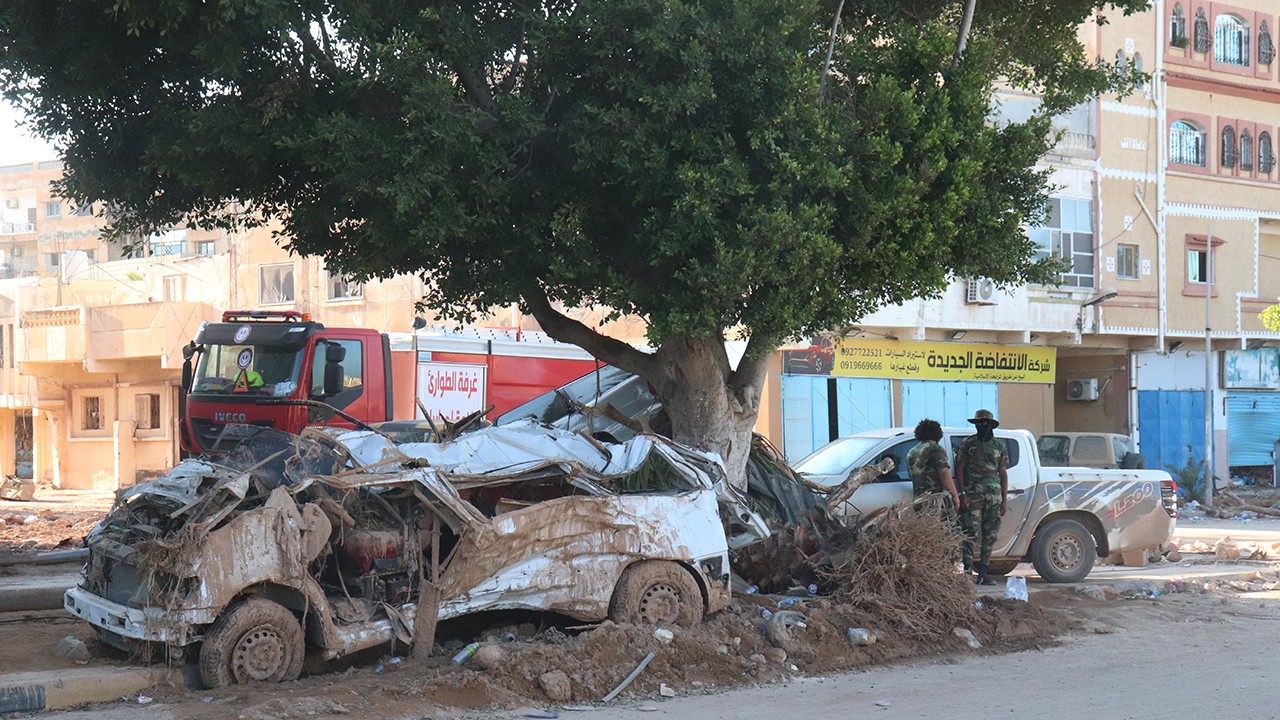 Sel felaketinin vurduğu Libya’nın Derne kenti savaş alanını andırıyor