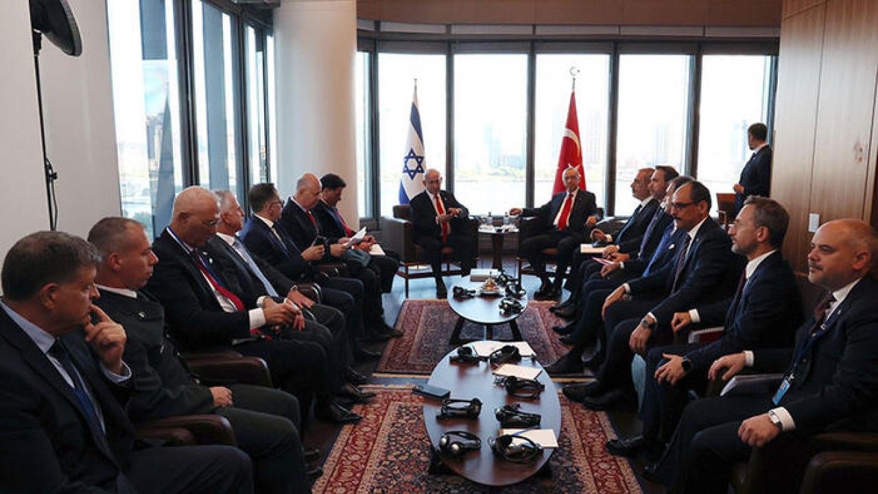 Cumhurbaşkanı Erdoğan, İsrail Başbakanı Netanyahu ile görüştü