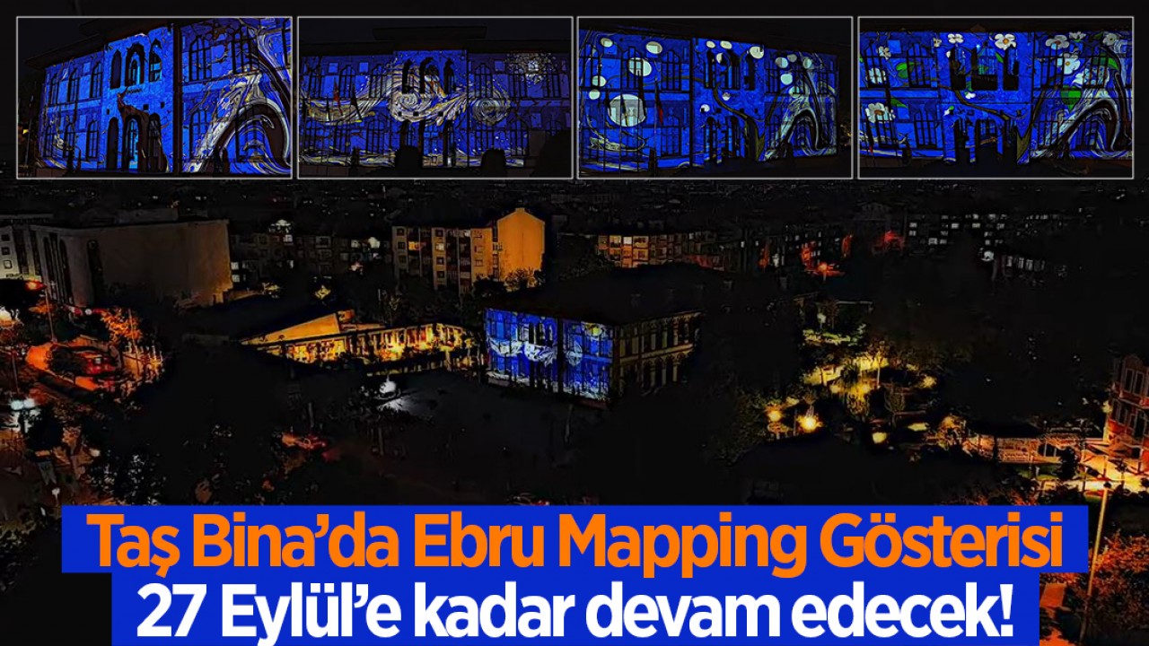 Konya'da Ebru Mapping gösterisi adeta büyüledi: 27 Eylül'e kadar devam edecek!