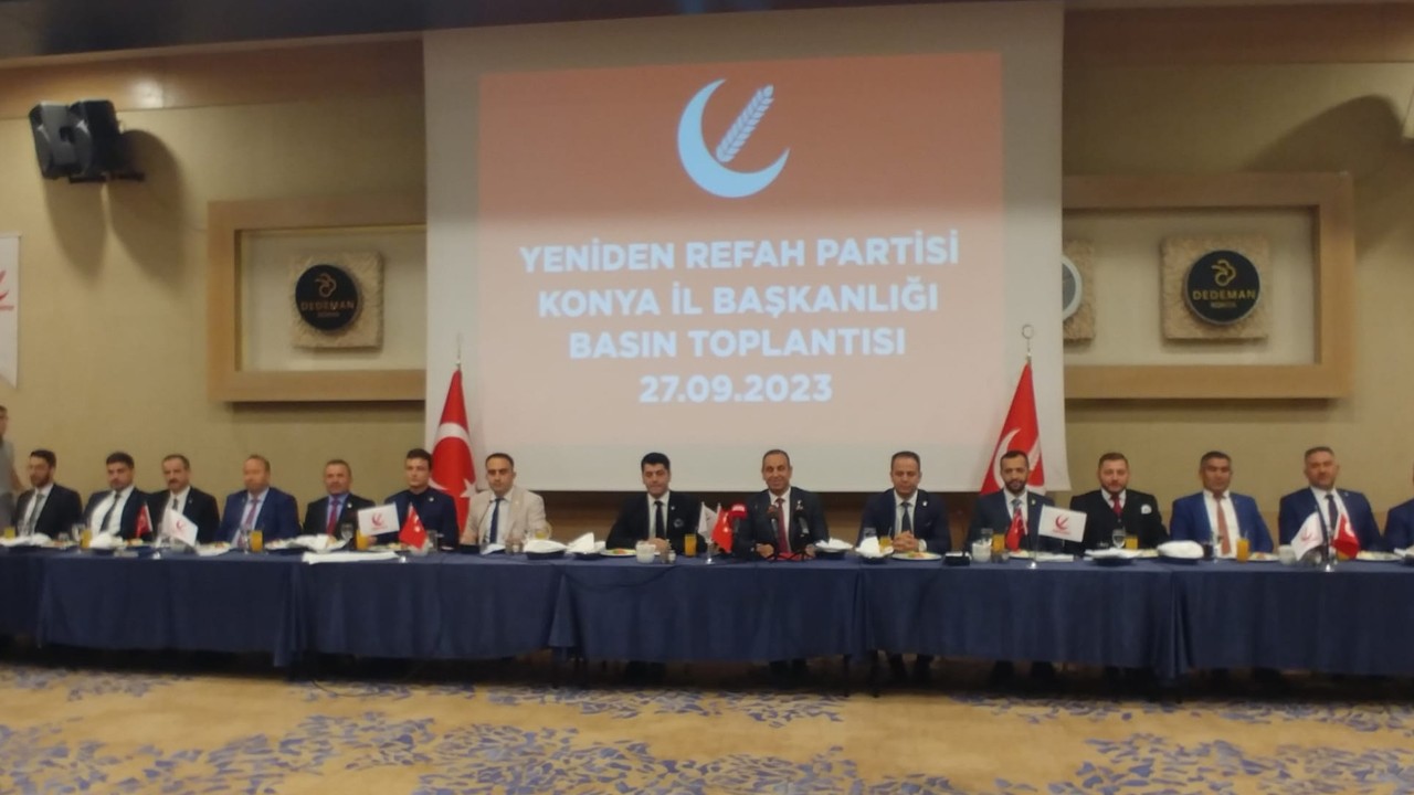 Yeniden Refah Partisi Konya İl Yönetimi belli oldu